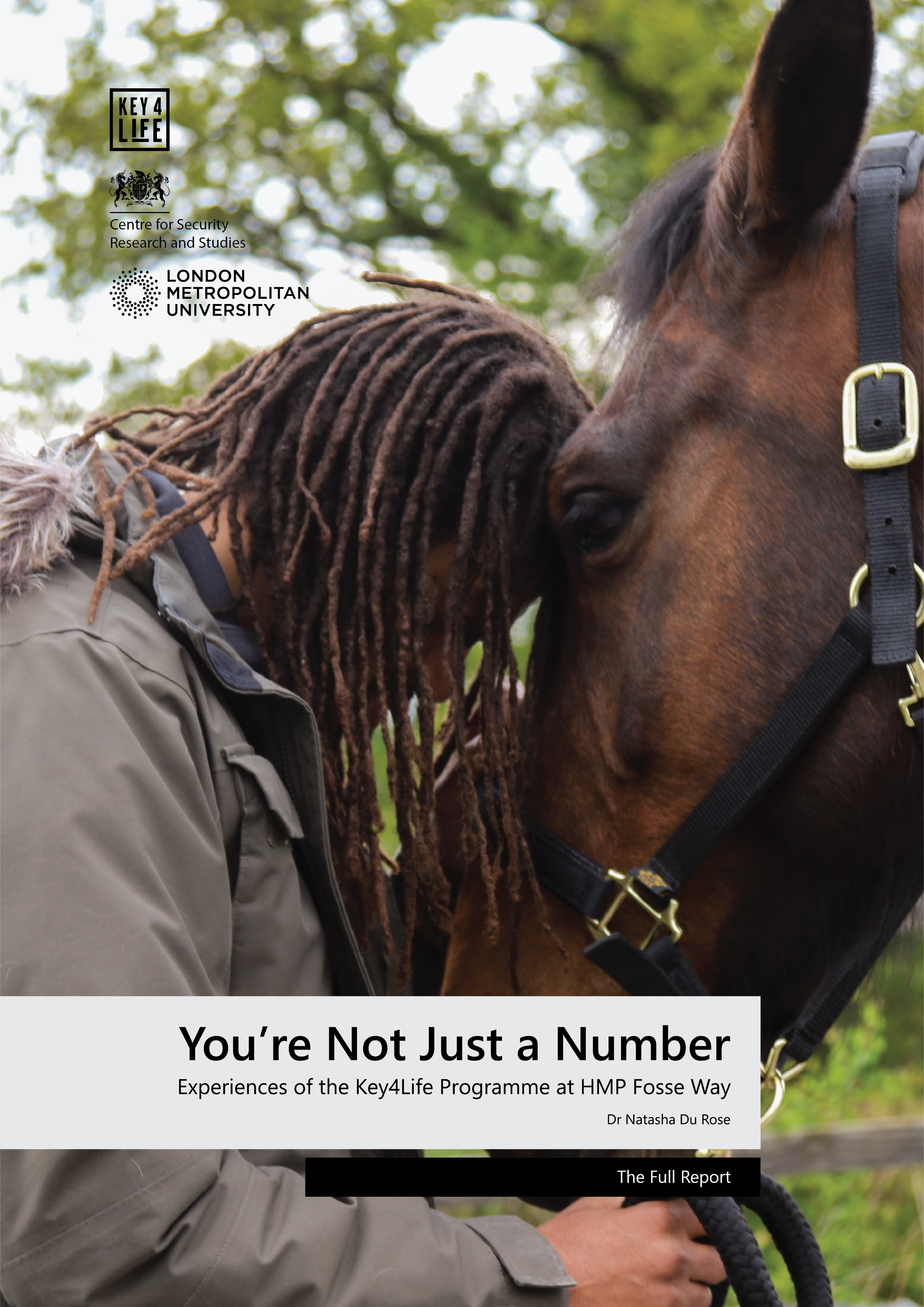 Cover of You're Not Just a Number: Experiences of the Key4Life Programme at HMP Fosse Way